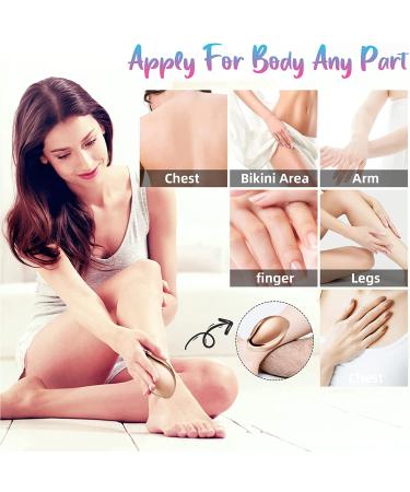 Buy Crystal Hair Eraser - Painless Hair Removal for Smooth Skin | Fast & Easy Solution for Arms Legs & Back (Gold - Buy Online on GoSupps.com