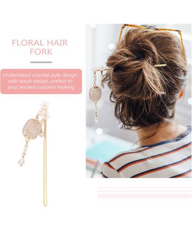 LALAFINA Hairpin Chinese Tassel Hair Stick Hair Making Accessories Hanfu Hair Fork Tassel Hair Sticks Womens Barrettes for Hair Alloy Hair Stick Hair Tassel Cheongsam Lantern A166 - Buy Online on GoSupps.com