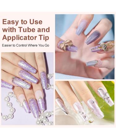 2 x 3D Gel Nail Art 3D Gel Nail Sculpture Transparent Gel for Nail Art Gel Molding DIY Nail Polish Gel Nail Polish DIY N - Buy Online on GoSupps.com