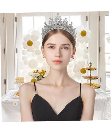 Tiaras for Women Sparkling Crystal Queen Crowns Princess Tiara Bride Hair Accessories for Women Birthday Halloween Cosplay Christmas Party Prom Gifts silver - Buy Online on GoSupps.com