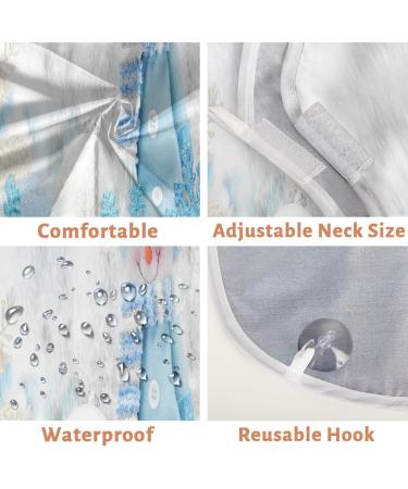 Beard Bib Apron | Non-Stick Waterproof Hair Catcher for Men | Perfect Grooming Cape for Shaving & Trimming | Cute Christmas Snowman Design - Buy Online on GoSupps.com