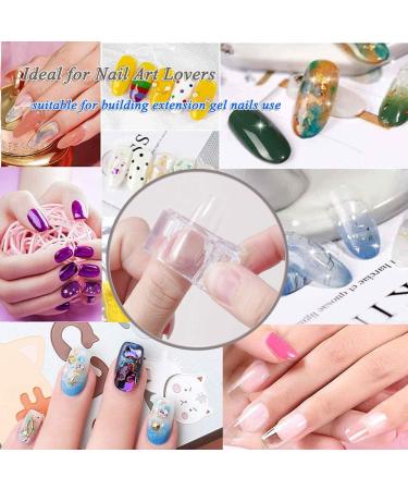 Nail Tips Clip Transparent 10pcs Finger Extension Clip Set Quick Building Poly Gel Extension Nail Art Manicure Tool Helps Hold Dual Form in Place (clear) - Buy Online on GoSupps.com