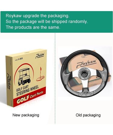 Roykaw Golf Cart Steering Wheel Hub Adapter - EZGO Club Car Yamaha Style 2 (Black) - Buy Online on GoSupps.com