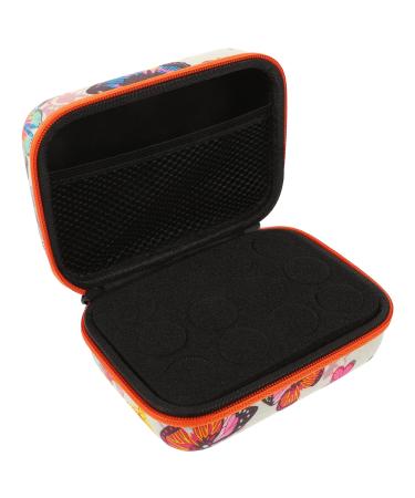 Beavorty storage bag for bottles with essential oils Etui for perfume bottles Round bag with essential oils roller bottle bag travel 600d oxford fabric.