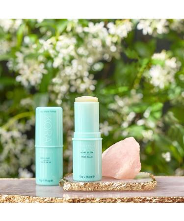 KORA Organics Noni Glow Face Balm - On-The-Go Hydration - Certified Organic & Cruelty Free - 0.35 oz - Buy Online on GoSupps.com