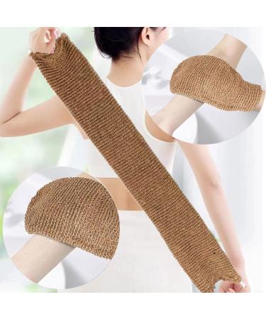 Buy 2-Piece Back Brush Set | Bamboo Fiber Shower Scrubber & Massage Glove for Men & Women - Ideal for Peeling & Exfoliating - Buy Online on GoSupps.com