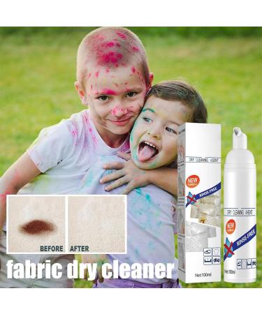 Dry Foam Cleaner for Clothes Ink Oil Stain Remover for Fabric Clothes Rinse-Free Waterless Clothing Cleansing Foam Quick Laundry Dry Cleaner 1pcs - Buy Online on GoSupps.com