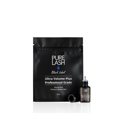 Strong Professional Eyelash Extension Glue - 5ml | Fast-Drying & Long-Lasting | Pure Lash Black Label Adhesive - Buy Online on GoSupps.com