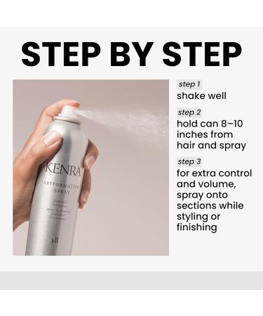 Kenra Artformation Spray 18 | Firm Hold Hairspray | Volume & Styling Control | Fast-dying Formula| All Hair Types 50% VOC 10 Ounce (Pack of 1) - Buy Online on GoSupps.com
