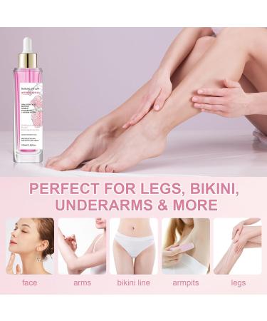 Racgrul Luxury Bikini Area After Shave Oil for Women | Soothing Intimate Shave Treatment Prevents Ingrown Hair & Irritation | Soft Serve Texture Strawberry Vanilla Scent Hydrating Post Shave Oil - Buy Online on GoSupps.com