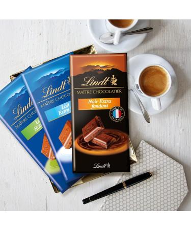 Lindt - Extra Fondant Dark Tablet MAITRE CHOCOLATIER - Dark Chocolate - 110g - Buy Online on GoSupps.com