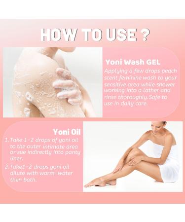 Yoni Wash Yoni Oil & Soap Bar for Women - PH Balance & Peach Scent | International Shipping Available - Buy Online on GoSupps.com
