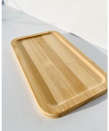 Real Fruit Bamboo Cosmetic Collection Tray | Eco-Friendly & Stylish Organizer for Makeup - International Shipping - Buy Online on GoSupps.com