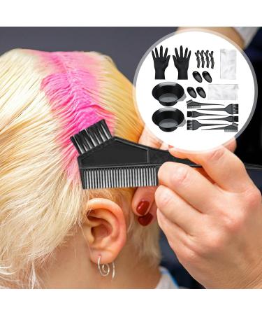 Hair Dye Brush and Bowl Set Hair Dye Accessory Set - Hair Dye Set Mixing Bowl | 20-Piece Hair Dye Set Dye Brush and Bowl Set Hair Dye Cape with Ear Protection Hair Dye Tools - Buy Online on GoSupps.com