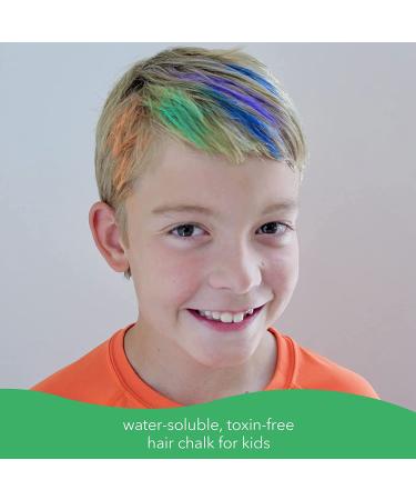 Fresh Monster Temporary Hair Coloring Chalk - 12 Bright Colors | Non-Toxic, Washes Out Easily | For Girls and Boys of All Ages | Great Gift Idea - Buy Online on GoSupps.com