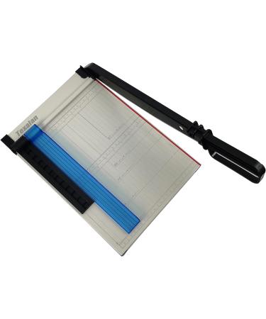 TEXALAN Paper Cutter Letter Size Paper Trimmer 12 Cut Length 12 Sheet Capacity Guillotine Paper Photo Cutter with Magnet Clamp  Paper Guide  Size Guideline - Buy Online on GoSupps.com