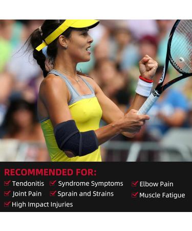 Adjustable Tennis Elbow Support Brace with Metal Spring Splints - Small Size - Buy Online on GoSupps.com