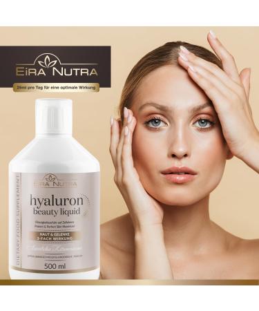 Eira Nutra Hyaluron Beauty Liquid Hyaluronic Acid Drink 500ml - Buy Online on GoSupps.com