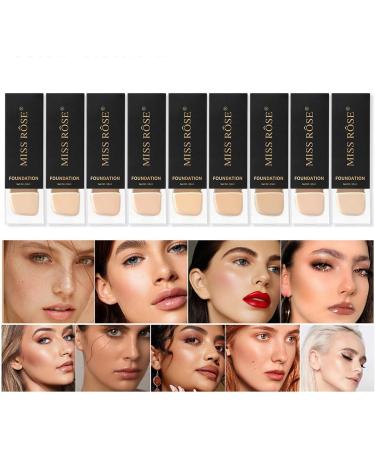Full Coverage - 32ml Makeup for Normal and Dry Skin | Anti-Oil Makeup Hold Up to 24 Hours Transfer Sweat & Water Resistant Finish Renywosi - Buy Online on GoSupps.com