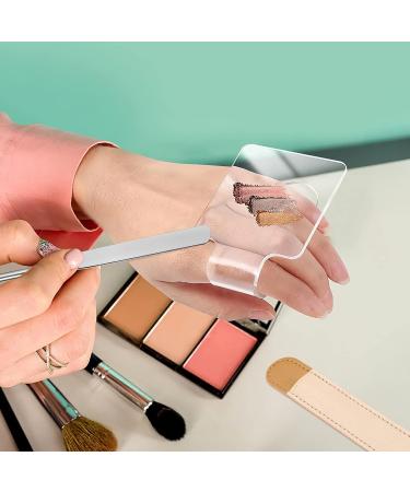 Palette Makeup Spatula & Mixing Tray | Clear Makeup Board for Foundation Blending | Essential Makeup Tool for Professionals - Buy Online on GoSupps.com