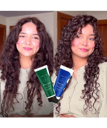 Naturix Arata Styling Hair Cream (50 ML) & Styling Hair Gel (50 ML) | Enhances Curl Pattern | Thick Moisturising Formulas | Controls Frizz in Straight Hair | Adds Strong Hold in Short Hair - Buy Online on GoSupps.com