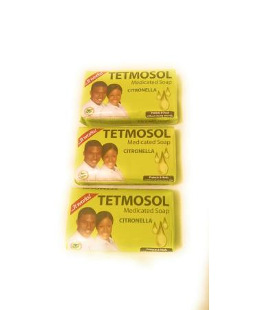 ZIZIS Tetmosol Medicated Soap 120g (3 Pack) - Effective Acne Treatment Antibacterial International Shipping Available - Buy Online on GoSupps.com