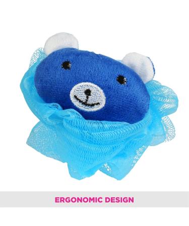 VEGA Kids Bath Sponge Set (2 Pack) - Pink & Blue | Soft Safe & Fun Bath Time Essentials for Children - Buy Online on GoSupps.com