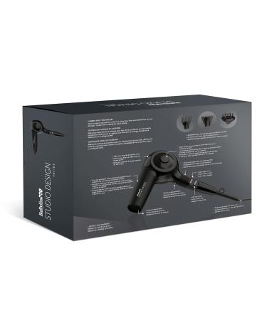 BaBylissPRO Studio Design Series 1875 Watt Hair Dryer - Professional Styling Appliance for All Hair Types - International Shipping Available - Buy Online on GoSupps.com