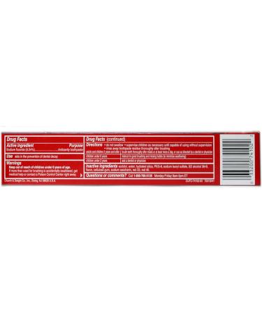 Close-Up Anticavity Fluoride Toothpaste Gel Cinnamon 6 oz - Pack of 6 - Buy Online on GoSupps.com