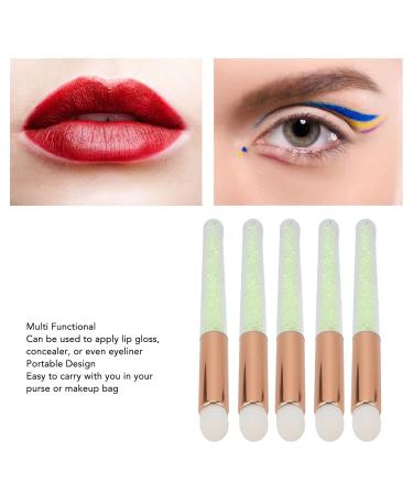 Buy 5pcs Lip Blending Brush Set - Soft Hair Rhinestones Handle Makeup Applicator for Perfect Lip Smudge | International Shipping Available - Buy Online on GoSupps.com