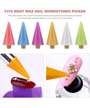 GUIJIALY 12Pieces Replacement Tips Nail Rhinestones Picker for Nail Dotting Pen to Pick Up Nail Gem Jewelry Replacement - Buy Online on GoSupps.com