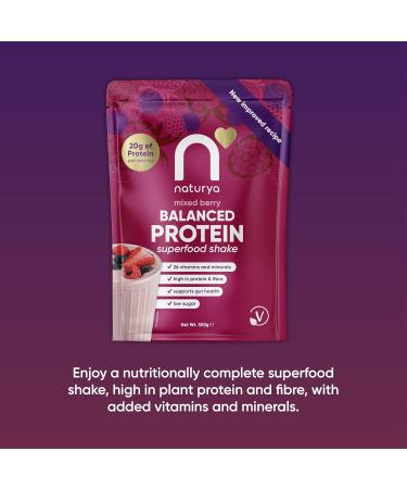 Naturya Balanced Protein Superfood Shake M lange de baies 550 g - Buy Online on GoSupps.com