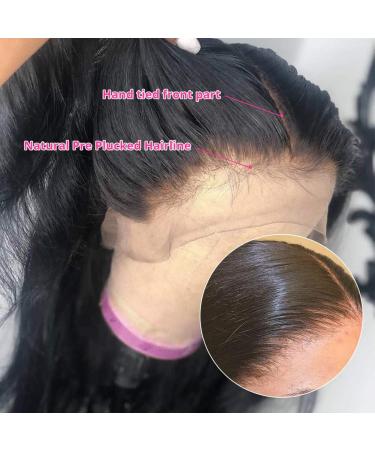 Teotuli 20 Inch Straight T Part Lace Front Wig | Pre Plucked HD Human Hair Wig for Black Women - Buy Online on GoSupps.com