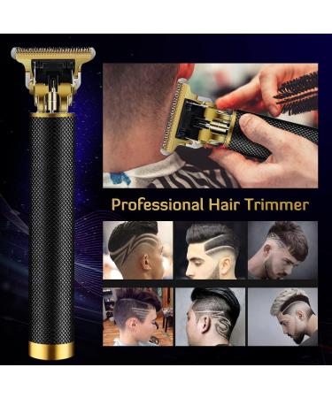 PXLISIE Professional Cordless Hair Trimmer Hair Clippers for Men T Blade Trimmer Zero Gapped Trimmer Rechargeable Beard Trimmer Shaver Hair Cutting Kit with Ear Spoon Tool Set Black - Buy Online on GoSupps.com