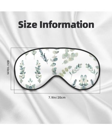 Soft Eucalyptus Leaves Sleep Eye Mask - Breathable Travel Eye Patch for Relaxation | Shop Now - Buy Online on GoSupps.com