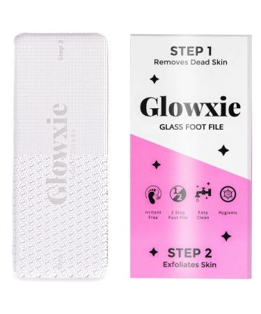 Hypoallergenic Glass Foot File by Glowxie - Dead Skin & Callus Remover | Use on Wet or Dry Skin