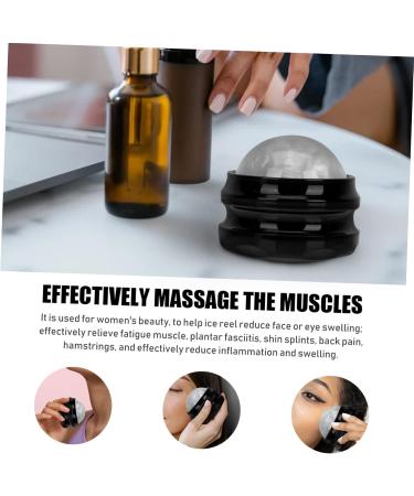 Lurrose Massage Ball & Roller - Deep Tissue Muscle Relief Tool | Fascia Hand & Face Massage | Relaxation & Fitness Aid - Buy Online on GoSupps.com