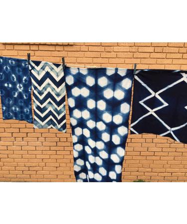 Indigo & Shibori Natural Dye Kit - Create Stunning Hand-Dyed Fabrics at Home - Buy Online on GoSupps.com