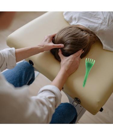 Nolitoy Gua Sha Face Massage Tools - Set of 2 Five-Claw Facial Scraping Rods for Neck & Scalp - Green Skin Care Massager - Acupuncture Pencil 16.5x5.5x3cm - International Shipping Available - Buy Online on GoSupps.com