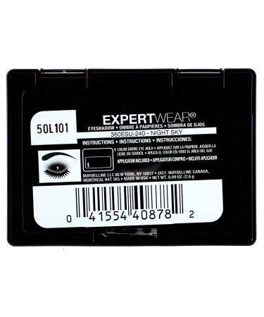 Maybelline Expert Wear Eyeshadow Night Sky 0.09 oz - Single Eyeshadow - Buy Online on GoSupps.com