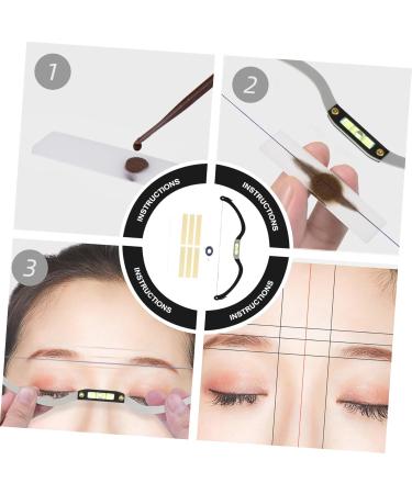 POPETPOP 3pcs Bow Eyebrow Ruler Make up Kit Eyebrow Measuring Ruler Eyebrow Shaping Kit Draw a Line Set - Buy Online on GoSupps.com