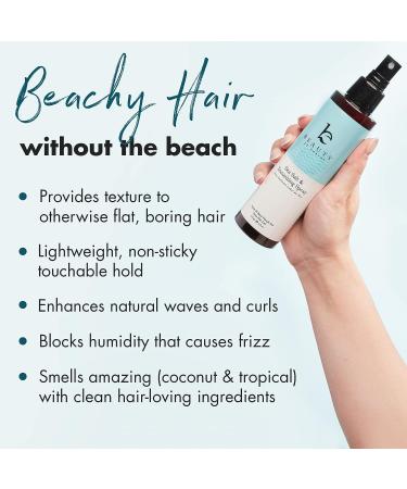 Sea Salt Spray for Hair - Texturizing & Volumizing Spray for Men & Women - Beach Waves Hair Texture Spray with Tropical Coconut - 6 Fl Oz - Buy Online on GoSupps.com