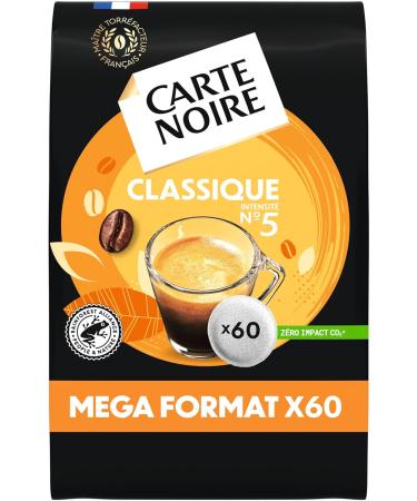 CARTE NOIRE Soft Coffee Pods Classic Assortment No. 5/Strong No. 7/Espresso No. 8 - Rainforest Alliance certified - 3 Packs of 60 Pods Senseo Compatible (180 pods) - Buy Online on GoSupps.com