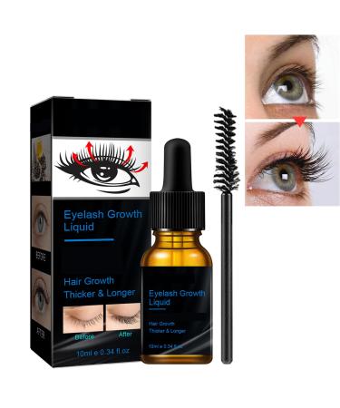 Dyceittdia Castor Oil Mascara Liquid Eyelash Treatment Castor Oil for Eyelashes Conditioner for Thick Curly Lashes Natural Volume No Smudges Mascara1