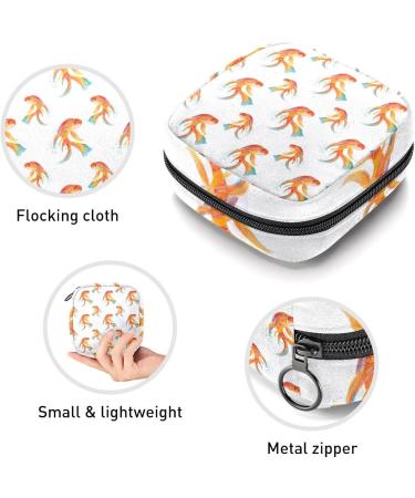 Anna Cowper Fish Sanitary Napkin Storage Bag - Portable Period Pouch for Women & Teens - Multicolored - 1Pcs - Buy Online on GoSupps.com