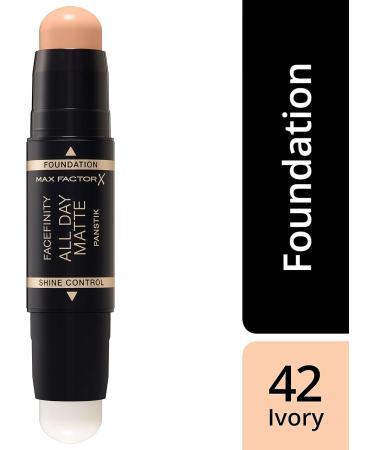 Max Factor Facefinity All Day Matte 2in1 PanStik Foundation 42 Ivory - Buy Online on GoSupps.com