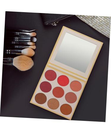 VINTORKY 1pc 9 Loose Powder Makeup Palette Cheek Blush Pallet Press Powder Makeup Matte Powder Blush - Buy Online on GoSupps.com
