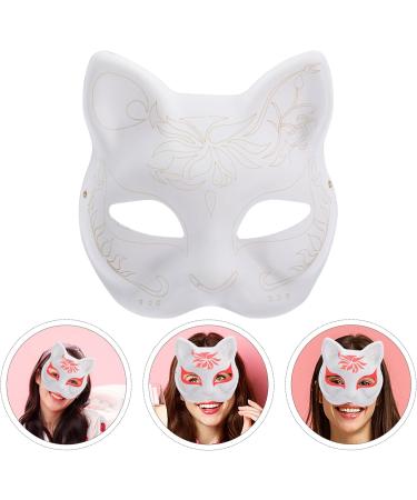 Diy Unpainted Masquerade Masks - 5pcs Unfinished Blank Paper Masks for Creative Painting - Buy Online on GoSupps.com