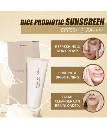 SUN Protect & Moisture Sun Lotion Cream with Rice Probiotics Sunscreen Spf 50+ Sunscreen with Rice Extracts (Pack of 2) - Buy Online on GoSupps.com