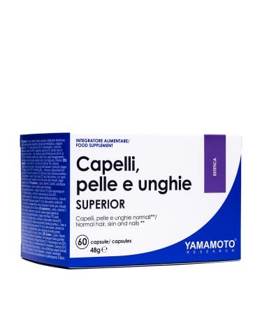 YAMAMOTO RESEARCH Capelli pelle e unghie SUPERIOR 60 Capsules to maintain healthy and strong hair skin and nails